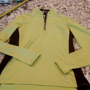 SNOW ANGEL WOMENS SZ LARGE ZIP LONG SLEEVE TOP